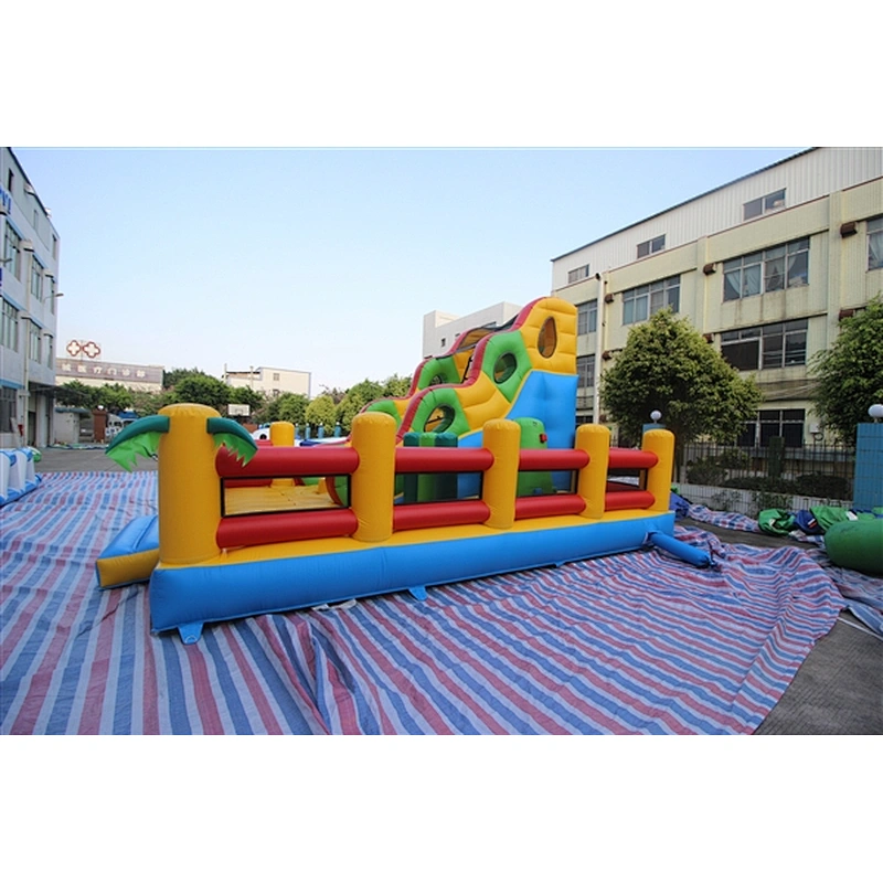 basic fun city inflatable amusement park-7x5x6M