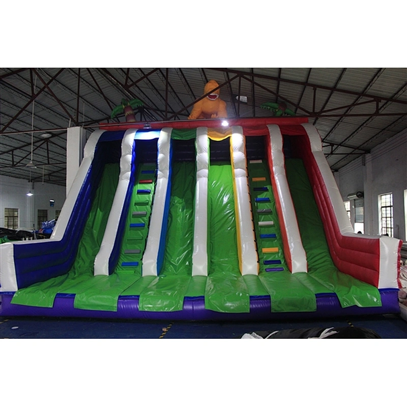 colorful inflatable combo inflatable climbing inflatable slide inflatable obstacle inflatable sports-29x8x7.5M