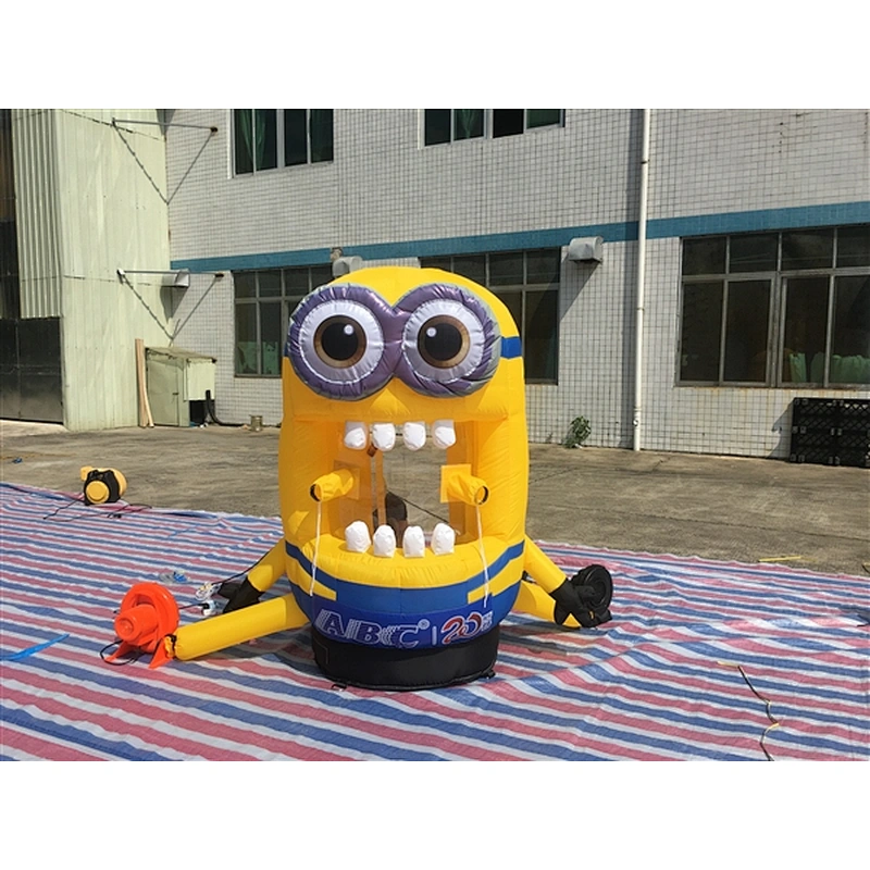 inflatable minions with giant mouth-2m
