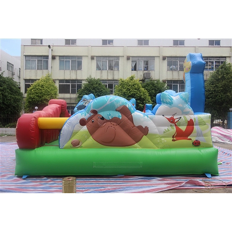 kingdom of animals zoo animals gathering fun city inflatable amusement park-5.1x5.1x2.8m