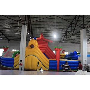 happy farm Rice cylinder fun city inflatable amusement park-12.5x8x6M