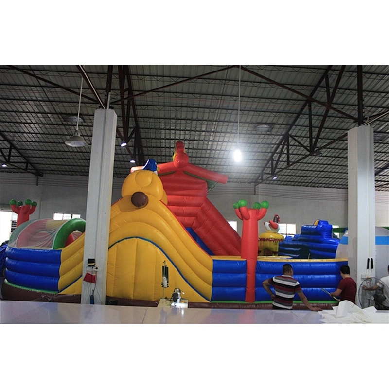 happy farm Rice cylinder fun city inflatable amusement park-12.5x8x6M