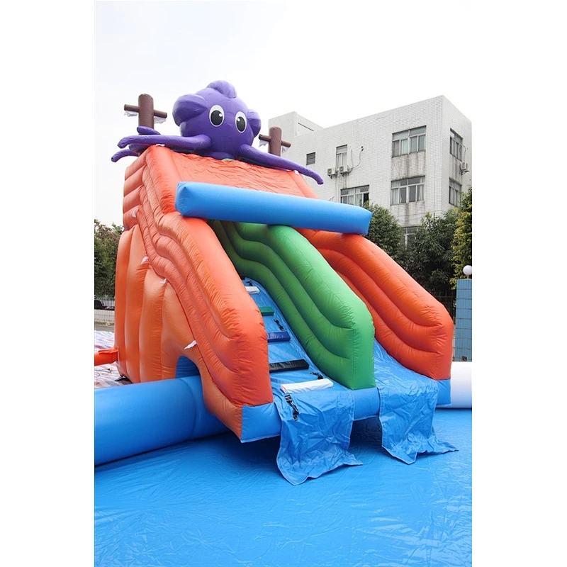 The hot sale octopuses giant inflatable water slide which is inflatable water slide for kids-5x3m