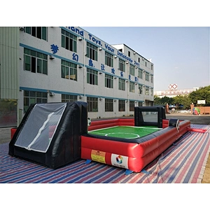 High Quality inflatable human table soccer inflatable soccer field inflatable sport games for sale-12x6m
