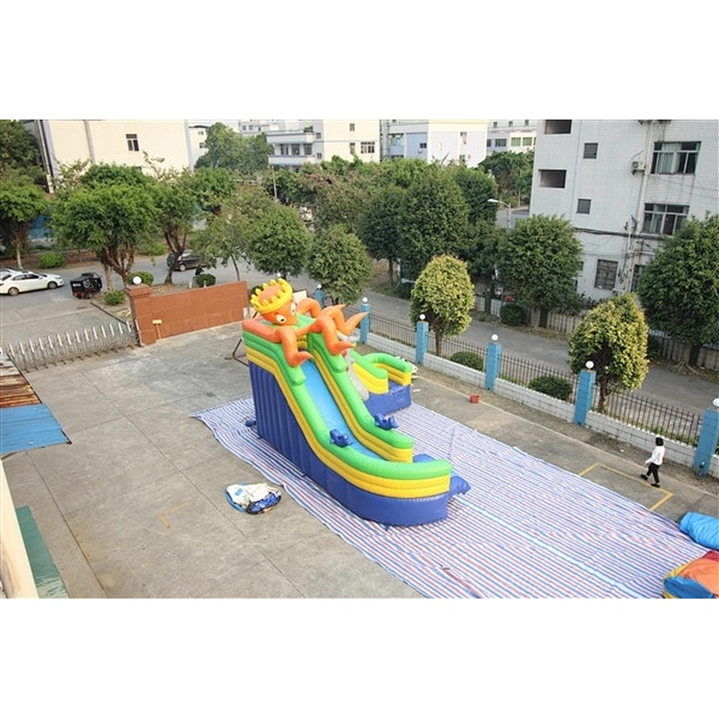 Small Toy Clearance Names Float Toys Sale Giant Water Slides Manufacturer Boat Colorful Octopus Inflatable Slide Price For Sale-8x6x6m