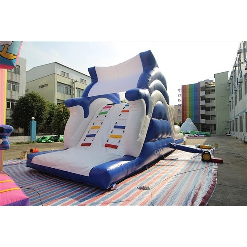 whale inflatable water slide-11.3x3.6x4.55M