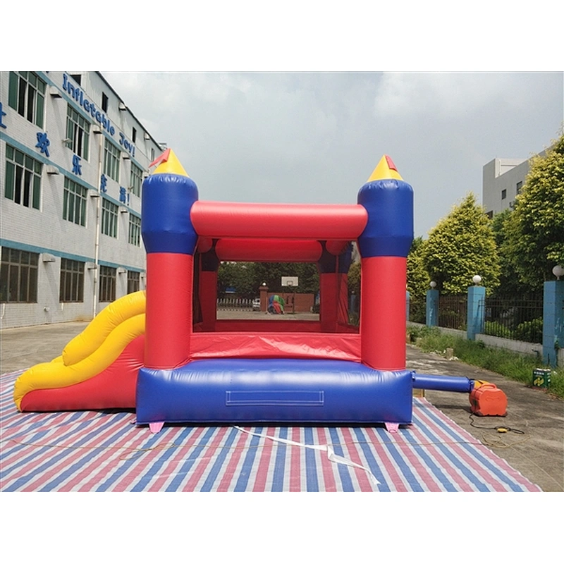 pencil shape three slidebouncer with slide jumping castle&basic castle&Inflatable ComboInflatable Combo-5x4x3M