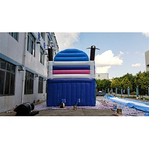 Frozen Anna and Elsa princess inflatable bouncer slide Inflatable Slide-7x4.5x6M
