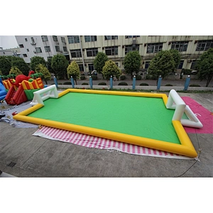 High Quality inflatable human table soccer inflatable soccer field inflatable sport games for sale-20x10x1.5M