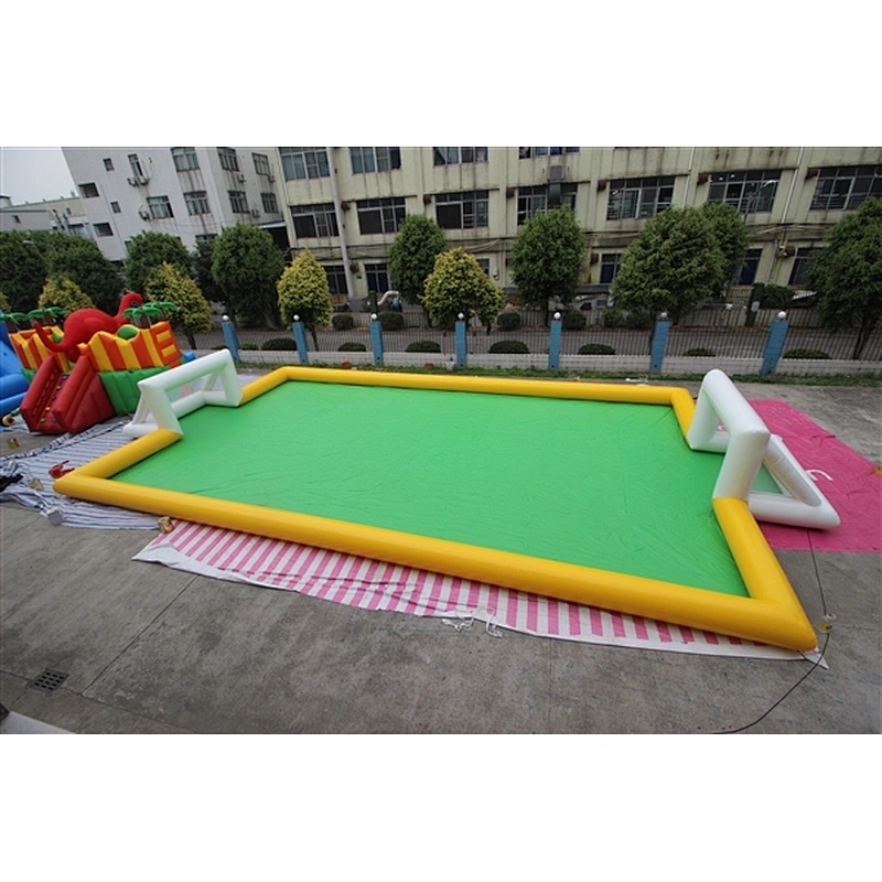 High Quality inflatable human table soccer inflatable soccer field inflatable sport games for sale-20x10x1.5M