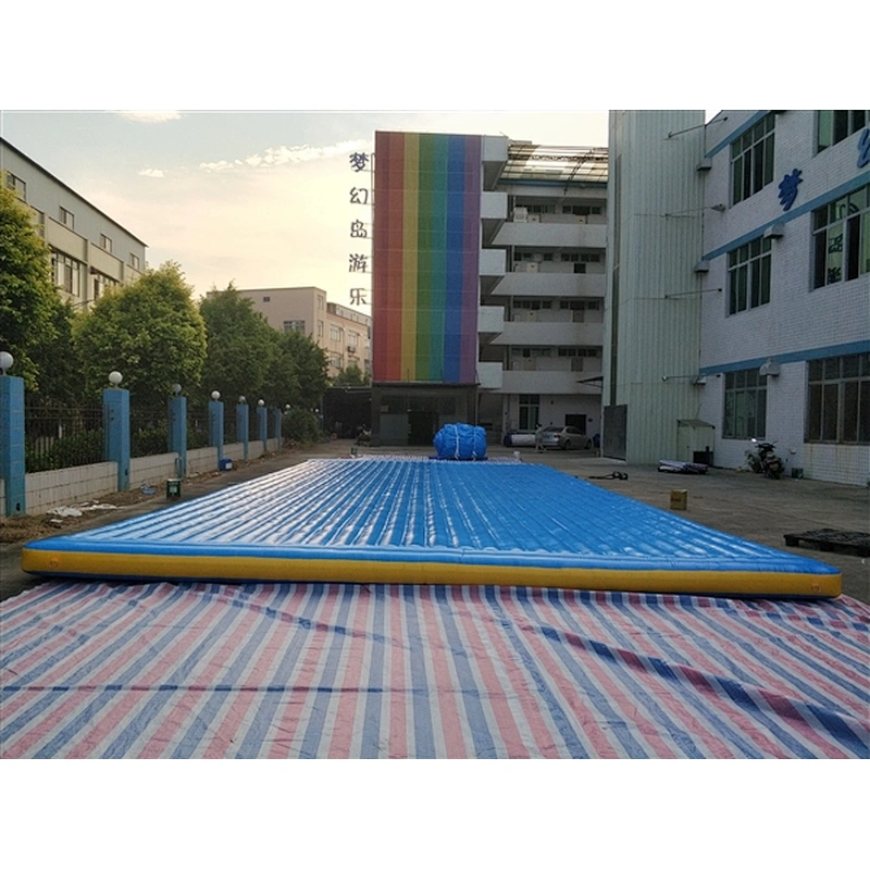 customized Gonflable Pour La Gym Training Set Tumble And Gymnastic Equipment Factory Tumbling Used Inflatable gym mat For Sale-15x7.5x0.2m