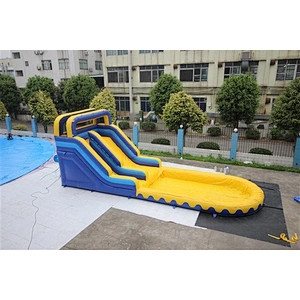 popular design professional supplier inflatable jumping slide-11x4x4M
