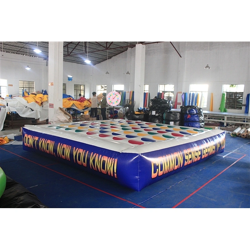 inflatable twister game inflatable twister mattress inflatable twister with turntable for sale-5x5m