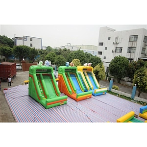 colorful slide basic slide Inflatable Slide-5x3x5.3M