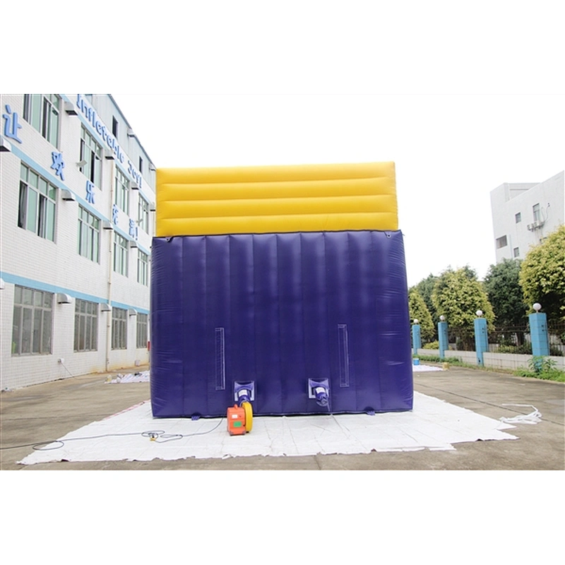 navy blue yellow basic slide Inflatable Slide-7x5x5M