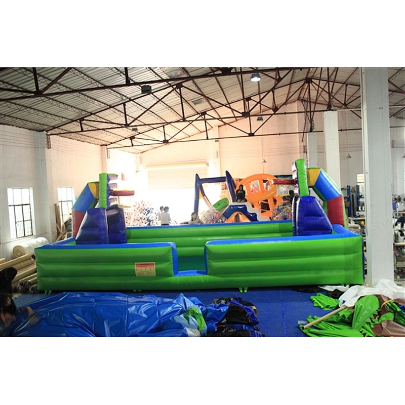 High Quality inflatable human table soccer inflatable soccer field inflatable sport games for sale-8x4M