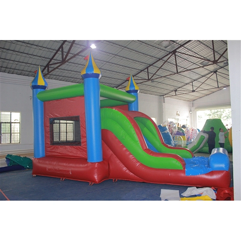 bouncer with slide jumping castle&basic castle&Inflatable Combo-6.4x3.6x4M