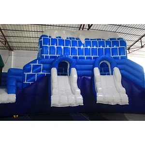 Outdoor Dry Lake Used Water Park Giant Floating Heavy Duty Pool Slide Inflatable Water Slides For Kids For Sale