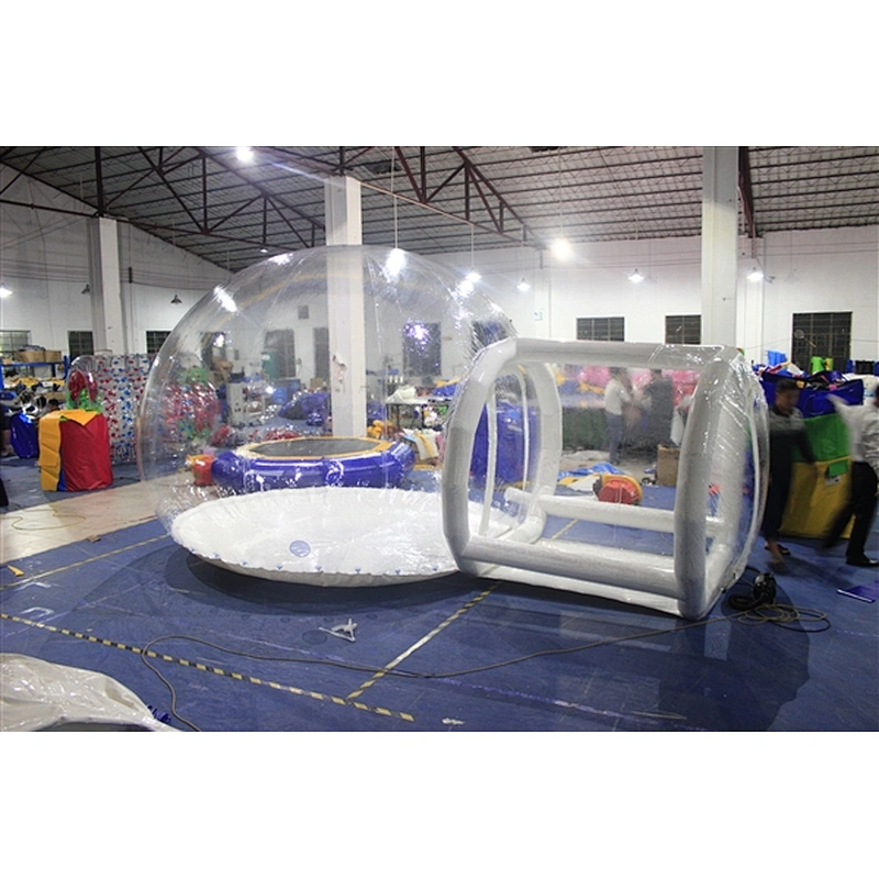 Clear Lawn Transparent Inflatable Bubble Camping Tent-4x4+2m