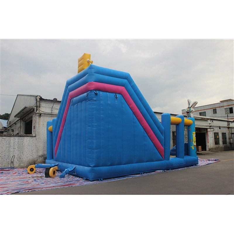 spongebob and Patrick star fun city inflatable amusement park-9x6x5M