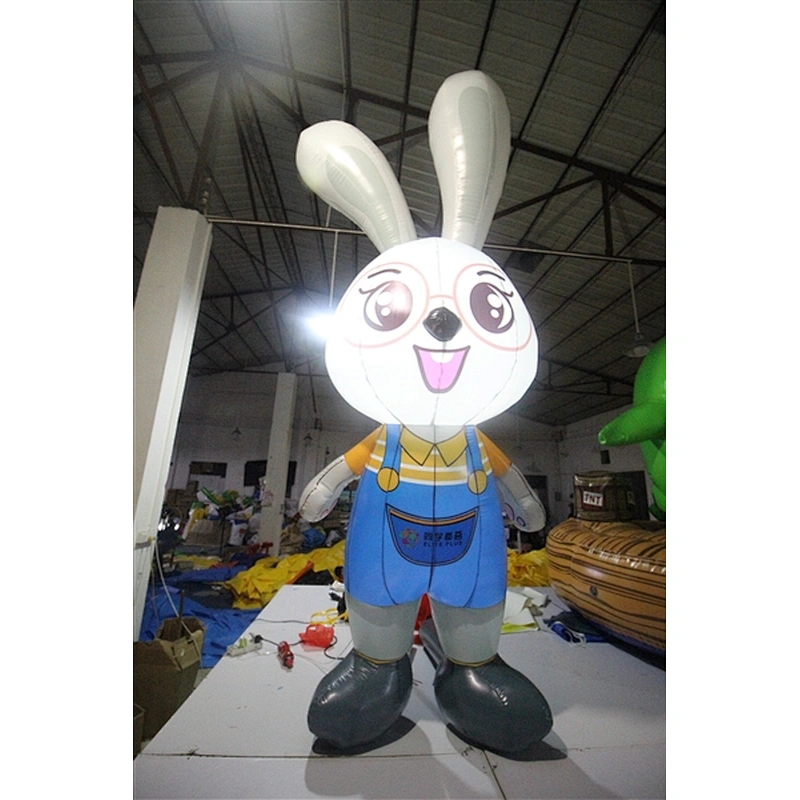 inflatable rabbit with LED light-3m