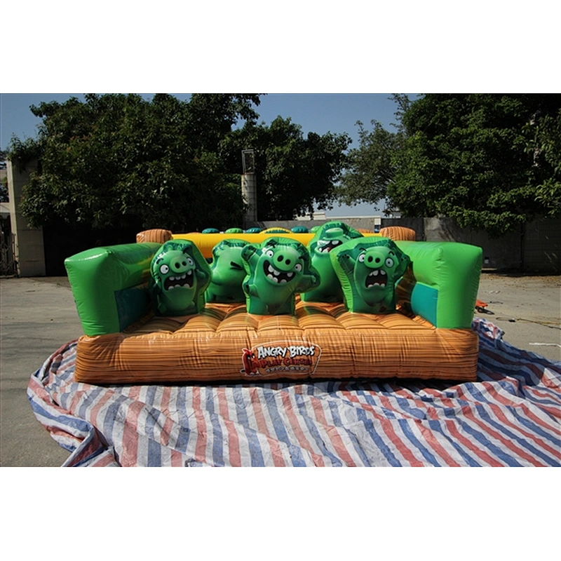 angry birds pig obstacle course inflatable inflatable obstacle inflatable obstacle course