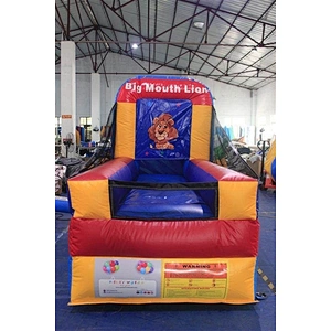 Hot Inflatable interactive sport games inflatable bungee run for sale-2.5x1.3x2M