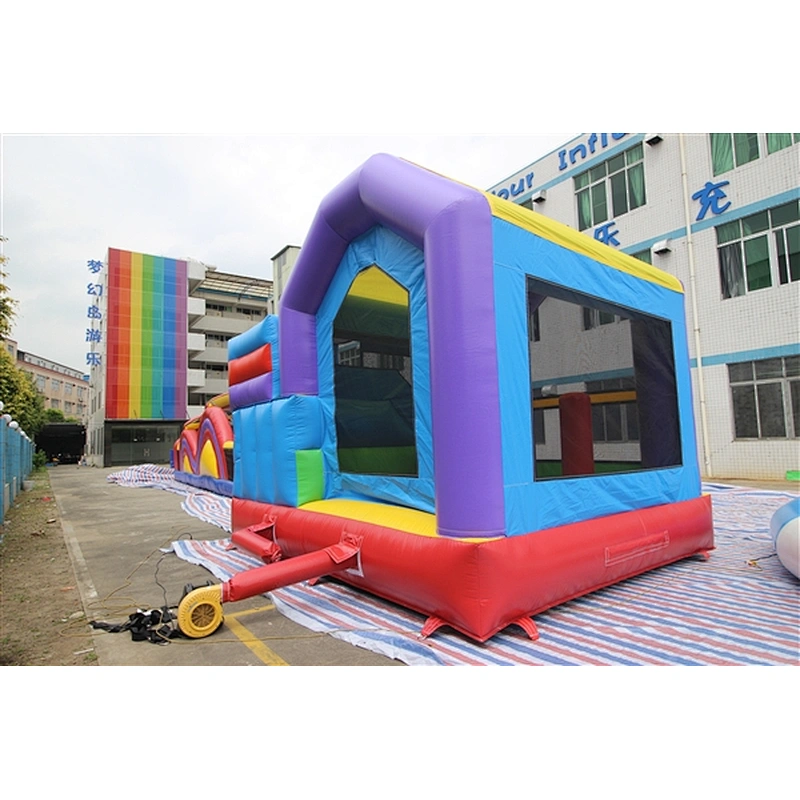bouncer with slide jumping castle&basic castle&Inflatable Combo-5x4x4M