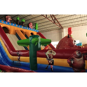 Briar Bear fun city inflatable amusement park-10x7x6M