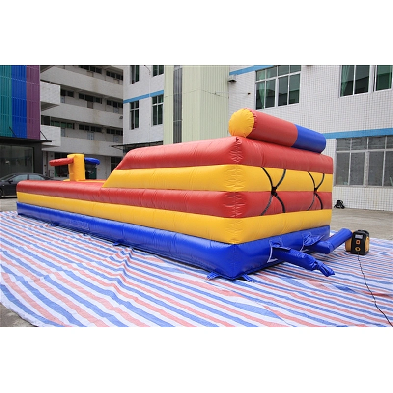 Customized 2 lane inflatable bungee run / inflatable sport games for sale-9.14x3.35x2.4m