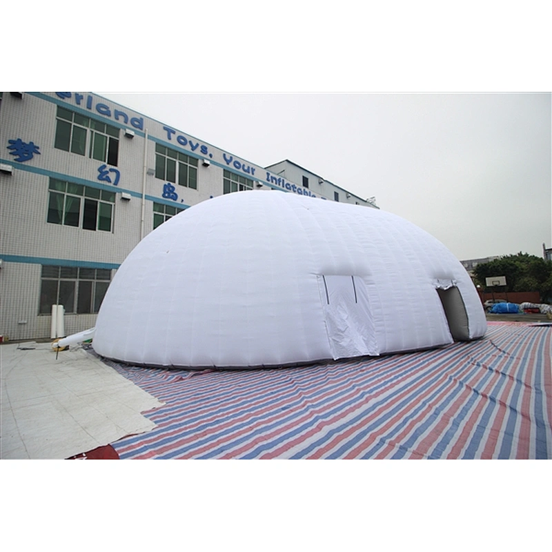 Giant Large Commercial Facet Clear Transparent Led Family Wedding Camping Bubble Inflatable Yurt Tent-12x18x5m