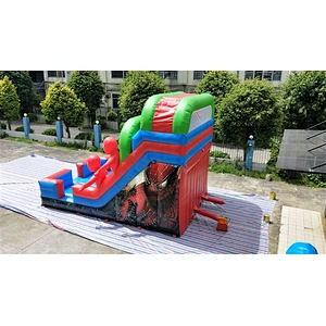 spider man inflatable bouncer slide Inflatable Slide-7x5x5M