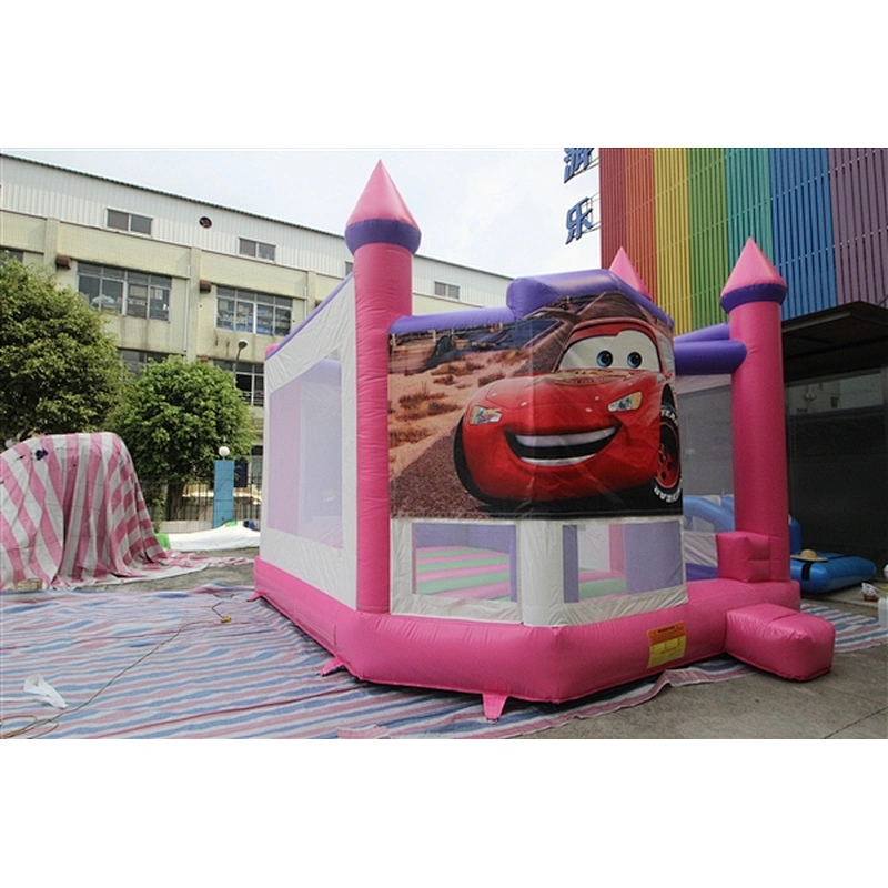 pink Cars jumping castle jumping bouncer  Inflatable Bouncer-5.4x4.3x4.2M