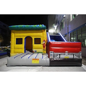 cabin house jumping castle jumping bouncer Inflatable Bouncer-6x5x4.5M