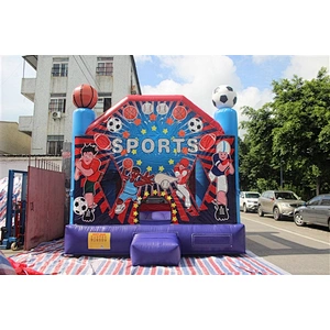 sports jumping castle jumping bouncer Inflatable Bouncer-4x4x4M