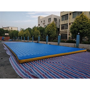 customized Gonflable Pour La Gym Training Set Tumble And Gymnastic Equipment Factory Tumbling Used Inflatable gym mat For Sale-15x7.5x0.2m