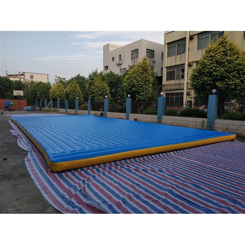 customized Gonflable Pour La Gym Training Set Tumble And Gymnastic Equipment Factory Tumbling Used Inflatable gym mat For Sale-15x7.5x0.2m