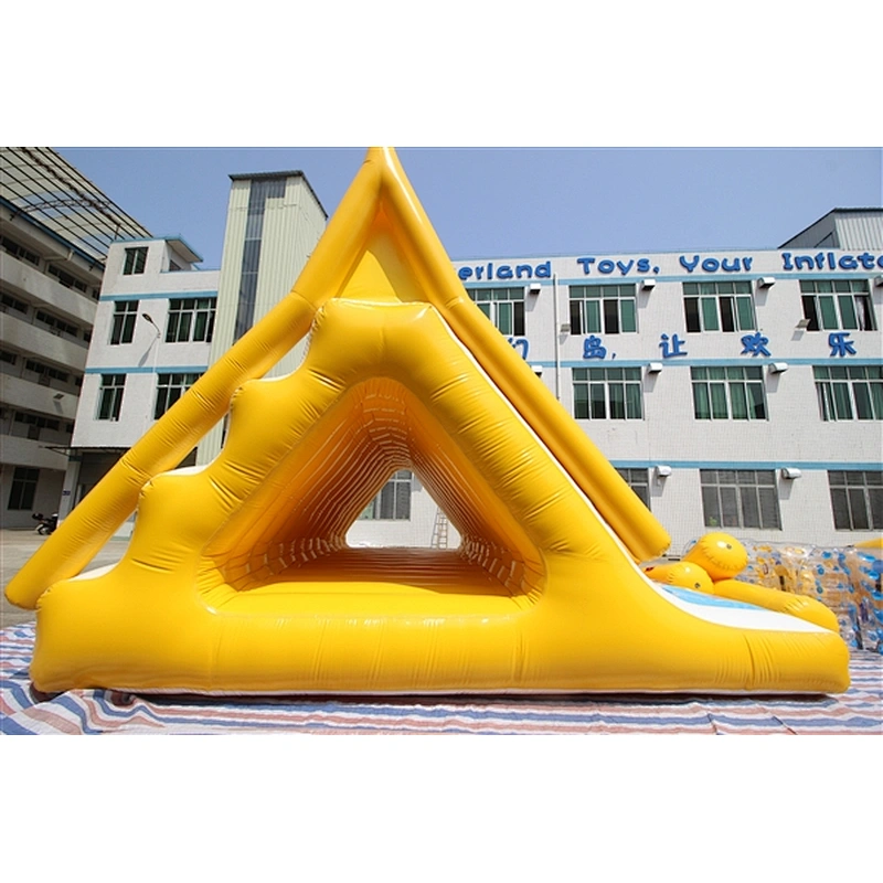 Triangle slide products Inflatable water park equipment ,inflatable water play equipment for water park-6x6x5m