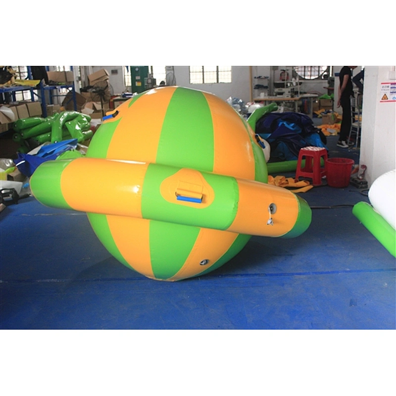 Popular NEVERLAND TOYS Inflatable Water Toys Inflatable Rocker Saturn Rotating Saturn for Crazy Game Hot Sale-2x1.6m