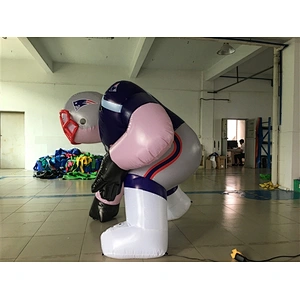inflatable half-squatting Rugby player-1.5m