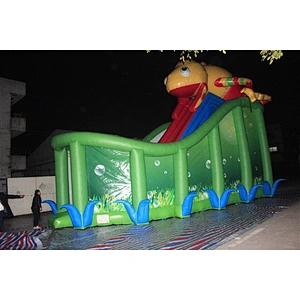 ugly frog Inflatable Slide-12.2x5.6x8.5M