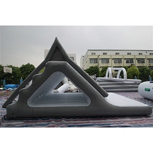 Triangle slide products Inflatable water park equipment ,inflatable water play equipment for water park-6x3x3m