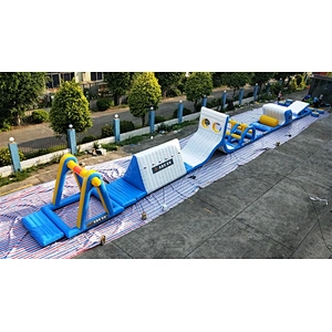 inflatable water obstacle