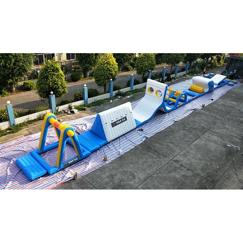inflatable water obstacle