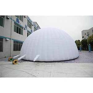Giant Large Commercial Facet Clear Transparent Led Family Wedding Camping Bubble Inflatable Yurt Tent-12x18x5m