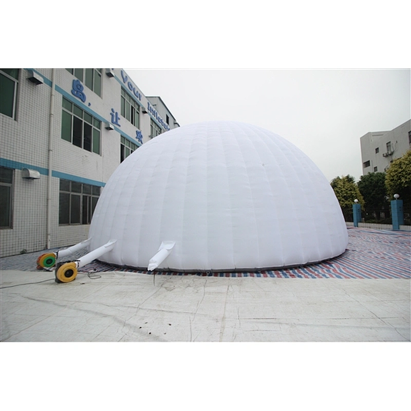 Giant Large Commercial Facet Clear Transparent Led Family Wedding Camping Bubble Inflatable Yurt Tent-12x18x5m