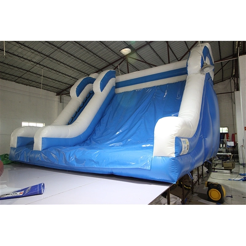blue whit inflatable bouncer slide basic slide Inflatable Slide-5x5x4.1M