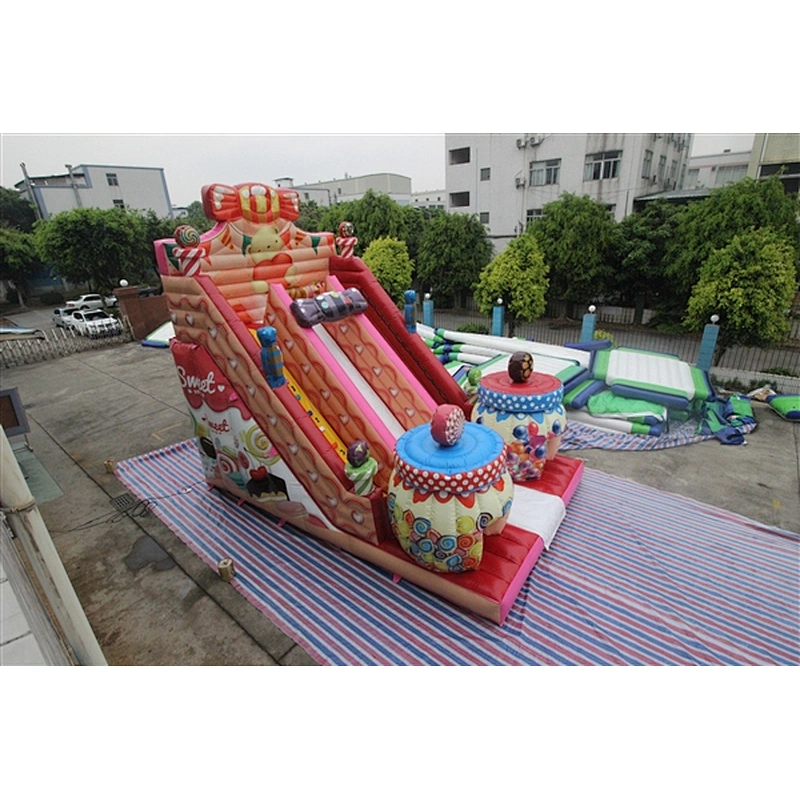 sweet candy bazaar candy jar Inflatable Slide-8x5x7M