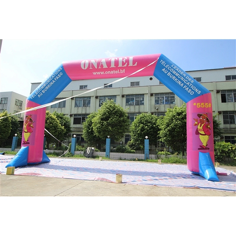 Durable Inflatable arch for events, inflatable advertising arch for outdoor activities-12x7m