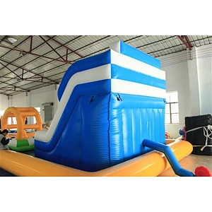 inflatable bouncer slide with Cyclone Inflatable Slide-3x4M+5x10M